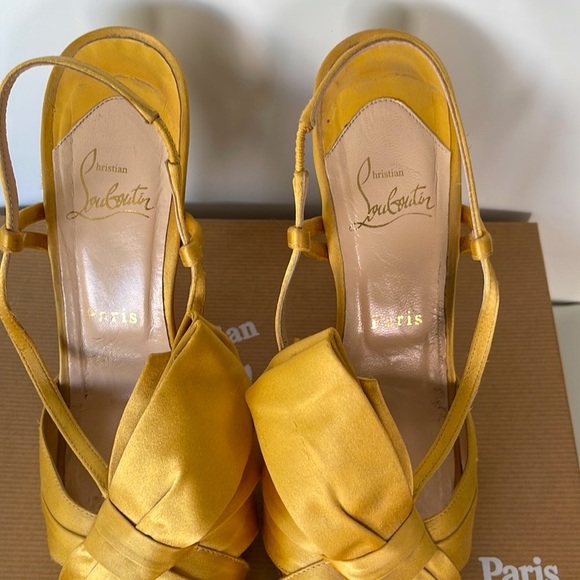 Christian Louboutin Pour Monsieur 120 Crepe Satin Heels - Picture 3 of 10